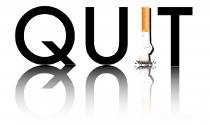 Quit Smoking Logo Image with Cigarette as the letter I - By The Sea Hypnosis
